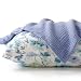 TILLYOU Muslin Toddler Pillowcase 2 Pack 13x18 Soft Travel Cotton Pillow Case Kids for Boys and Girls Blue Flower - Image 2