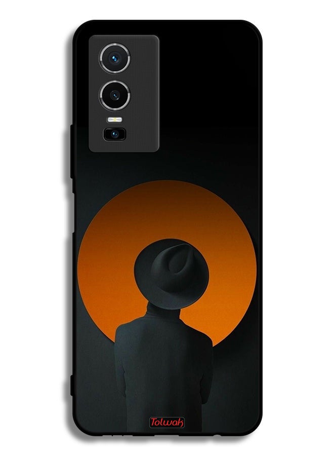 Tolwak Vivo Y76 5G Protective Case Cover Hat Boy Art - Image 2