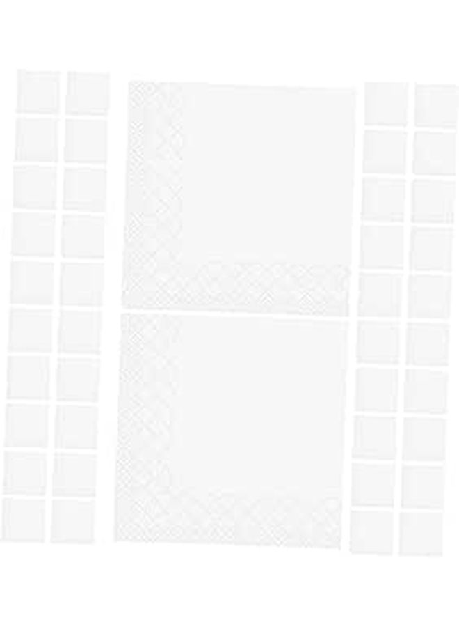Partykindom 100 Sheet Disposable Birthday Party Dinner Napkins - Image 1