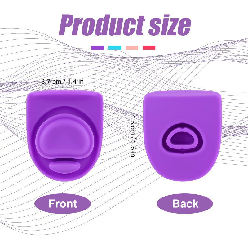 PEUTIER 4Pcs Replacement Stopper Compatible With Owala Freesip 24Oz 32Oz  Water Bottle Top Lid Gasket For Owala 19/24/32/40Oz Seal Bottle Cap Mouth Stopper Part Silicone Plug Accessories Bpa-Free (Colorful) - Image 2