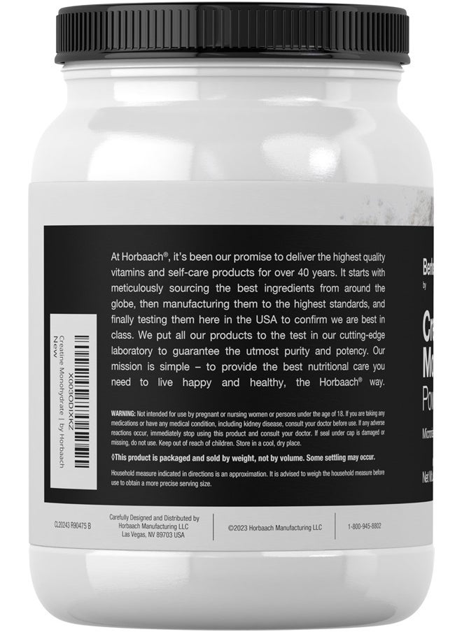 Horbaach Creatine Monohydrate Powder | 2.2lbs (35.2 oz) | HPLC Purity Tested | Vegetarian, Non-GMO, & Gluten Free Supplement  - Image 4