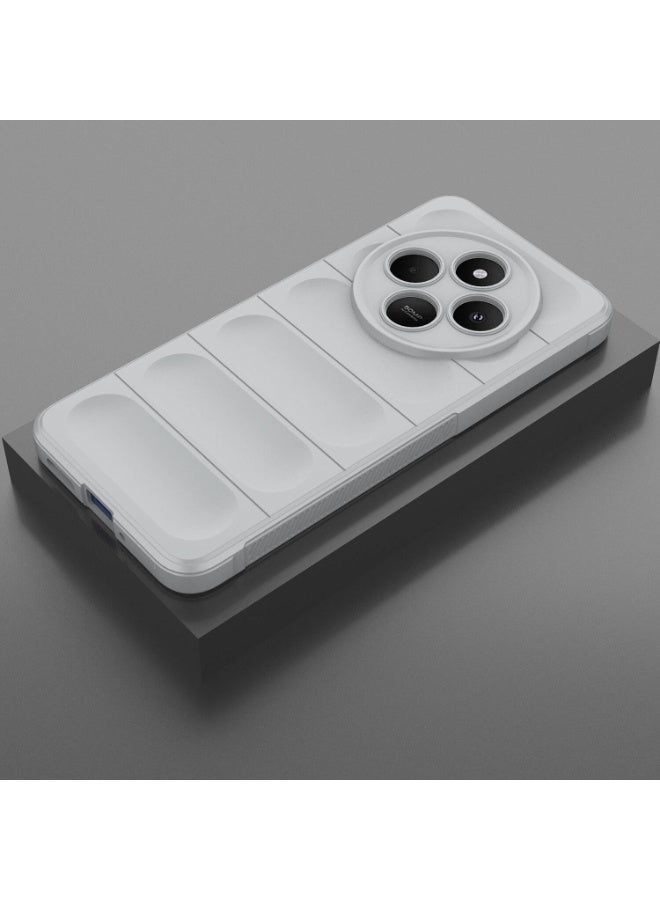 جراب خلفي من السيليكون عالي الجودة متوافق مع هاتف Xiaomi Redmi 14C 4G/Redmi A4 5G/Poco C75 5G، جراب Magic Shield المقاوم للصدمات مع حماية للكاميرا (رمادي) - Image 2