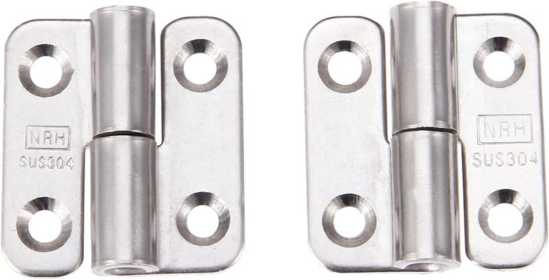 Hinge, 1pc or 1pair Cabinet Removable Hinge Stainless Steel Heavy Duty Cabinet Furniture Hinge for Toolbox 3734mm (Color : Right, Size : A) - Image 3