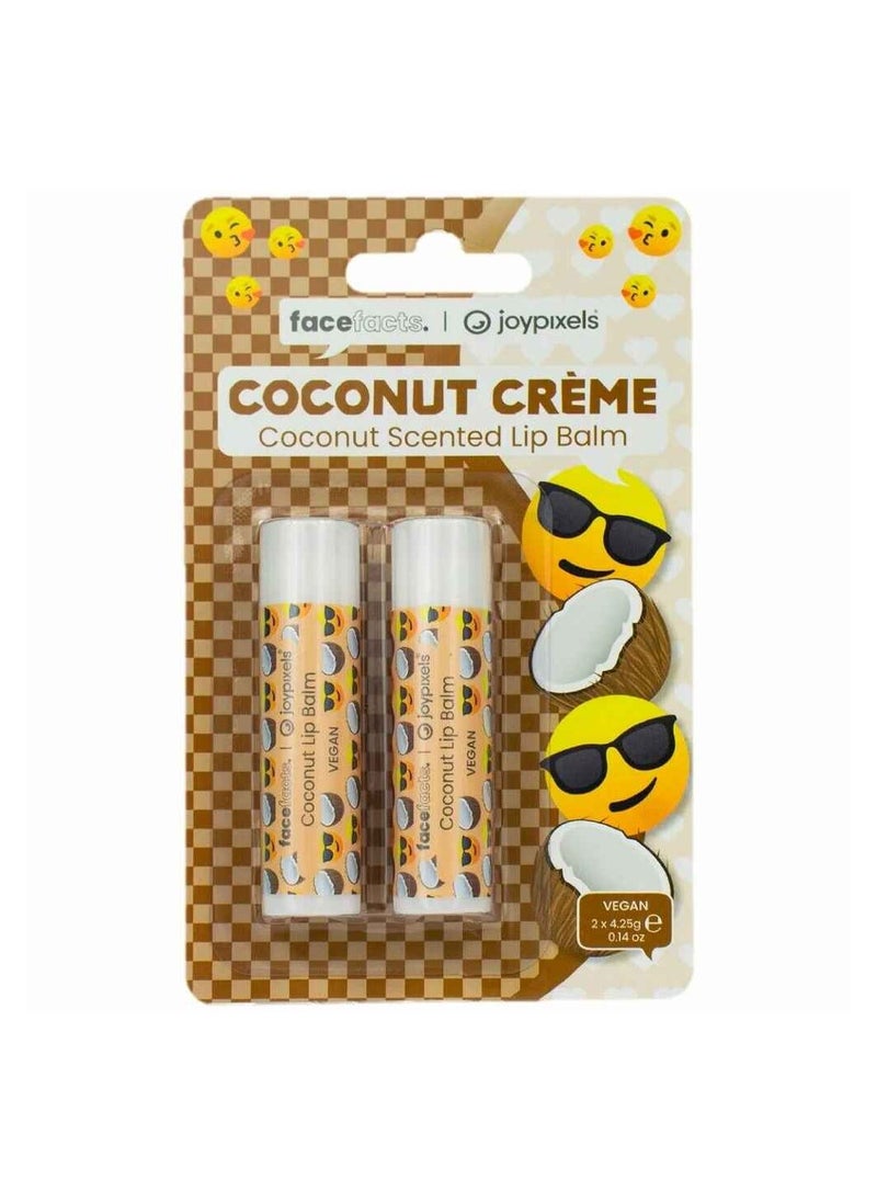 facefacts Coconut Creme Scented Balm For Dry Chapped Lips 4.25 G  - Image 1