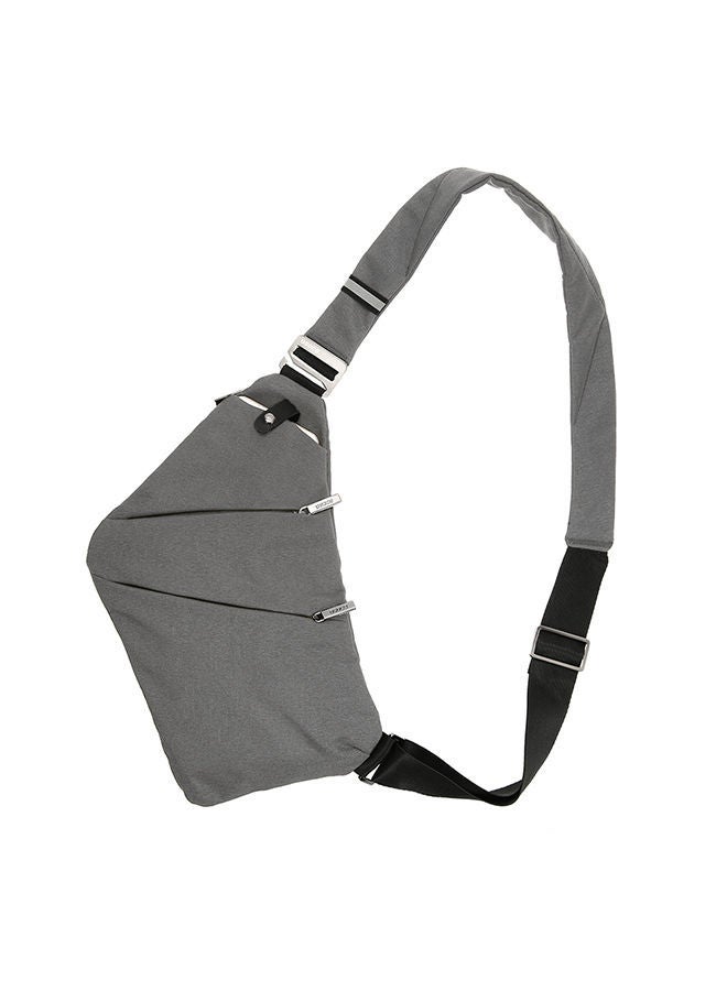 NIBEMINENT Anti Theft Crossbody Bag Grey - Image 1