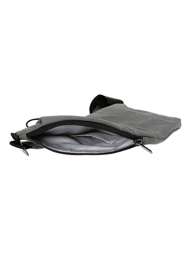 NIBEMINENT Anti Theft Crossbody Bag Grey - Image 3