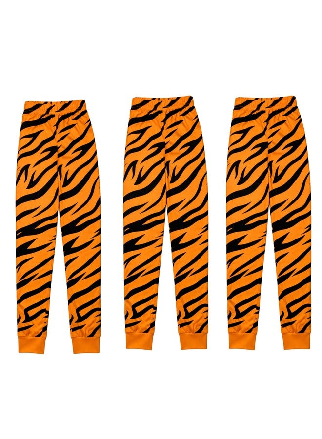 Hestia Kids Pajamas 100% Cotton | Boys Pyjama Set of 3 | Sleepwear | Cotton | Elasticated Waist | Pyjama for Boys | Pajama Set of 3 | Orange | 2-4Yrs - Image 3