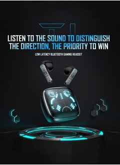 TWS T1 True Wireless Bluetooth Music Esports Low Latency Gaming Headset