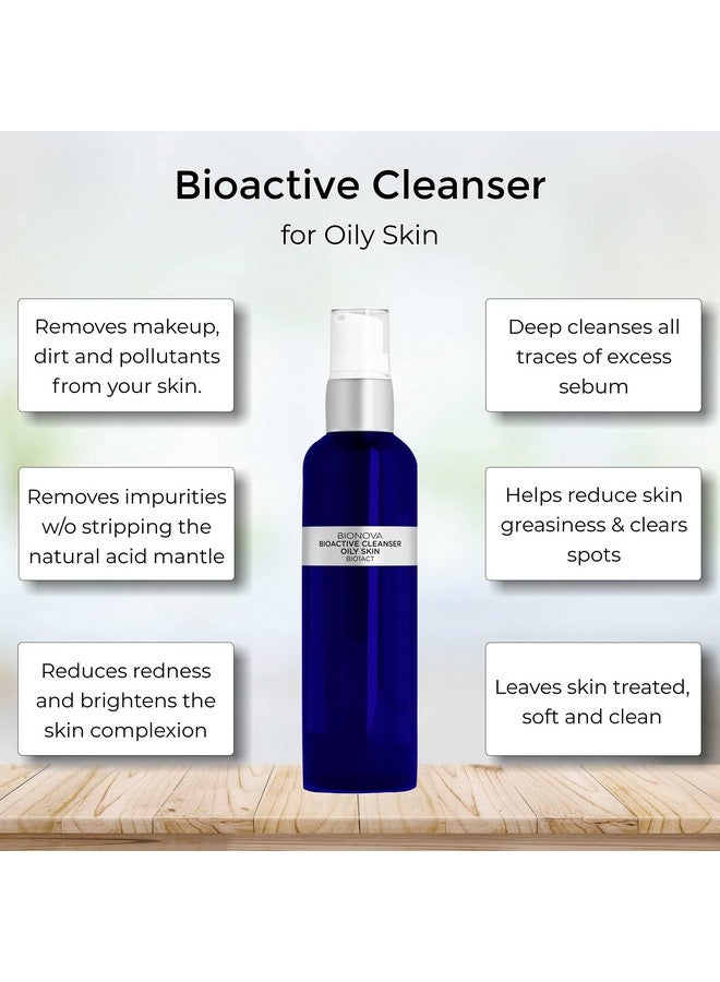 BIONOVA - Bioactive Cleanser Face Wash for Oily Skin, Facial Cleanser Provides Gentle Deep Clean and Eliminates Excess Oil 4.5 fl oz - Image 3
