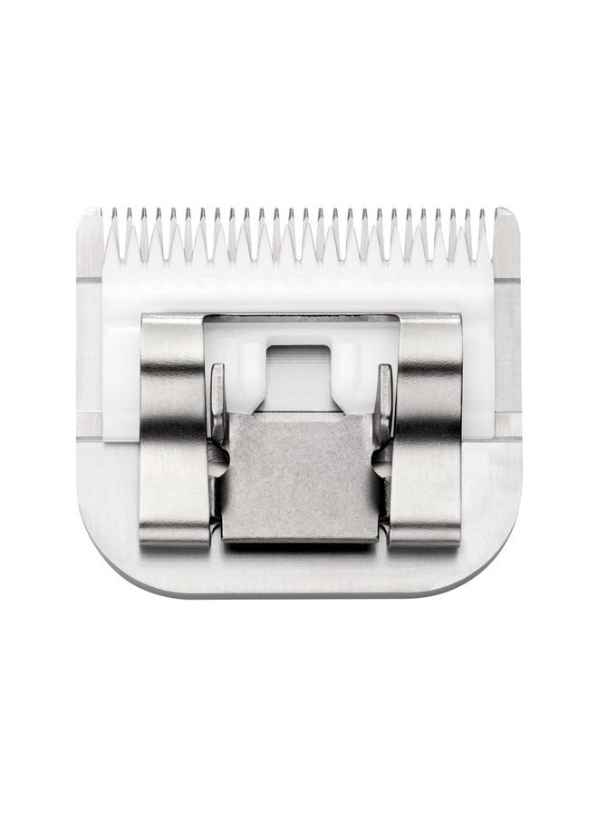 andis - 64315, Ceramic Edge Detachable Pet Clipper Blade  CarbonInfused Steel With Sharp Cutting Tech, Runs Cooler & Stays Sharper, Resists Rust & Heat, Size10  Fits Ag, Agc & Bdc Series, Chrome - Image 1