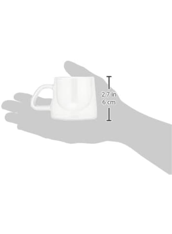 Zinnia Flat Double Glass Coffee Cup Set – 2 Pieces, 120 Ml - Image 2