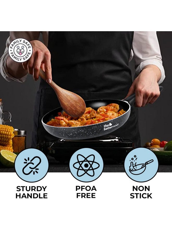 The Better Home Non Stick Induction Cookware (3mm Thickness)| Induction Utensils for Cooking |Non Stick Frying Pan (24cm), Non Stick Dosa Tawa (28cm), Non Stick Kadai (24cm) | 3 Layer Nonstick Coating - Image 4