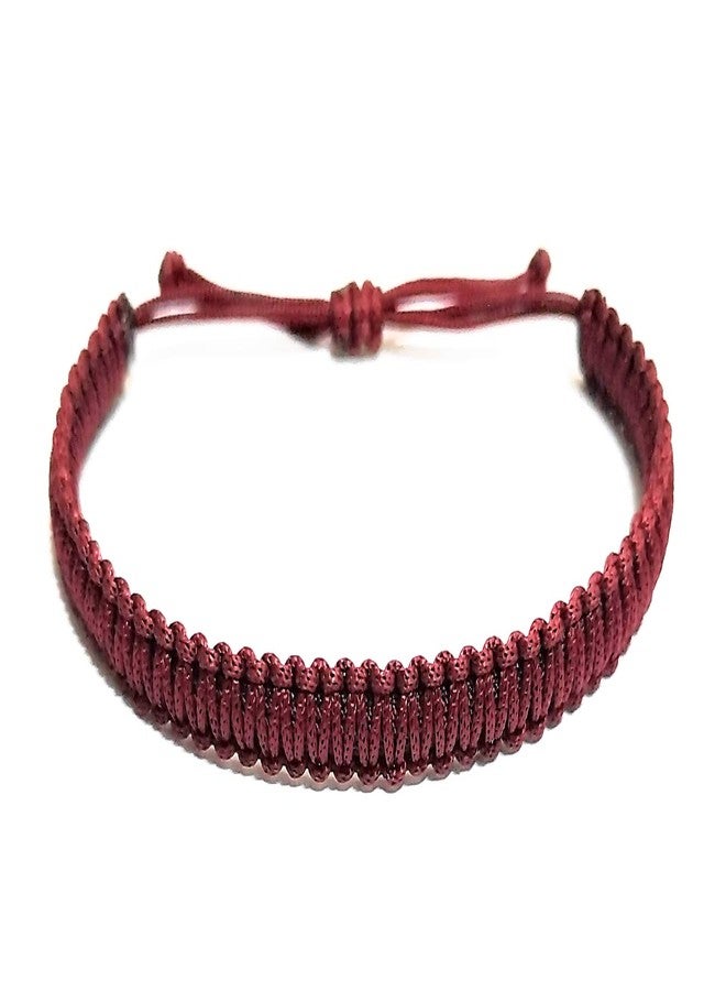 Jewel string maroon colour wristband fine quality for girl,boy - Image 1