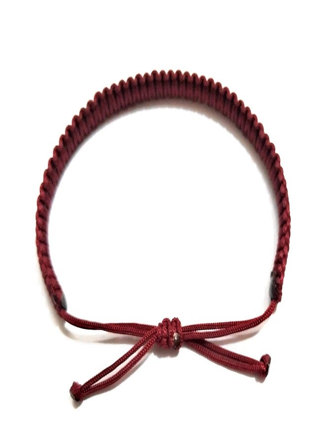 Jewel string maroon colour wristband fine quality for girl,boy - Image 3