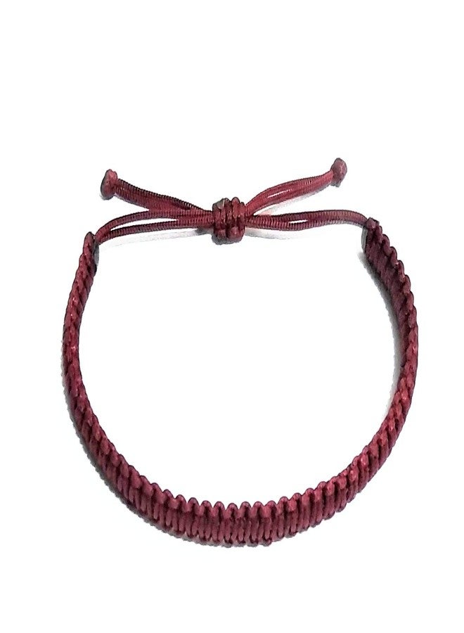 Jewel string maroon colour wristband fine quality for girl,boy - Image 2