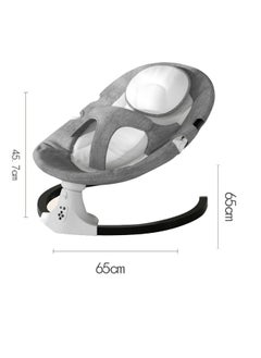 Generic Multi-Motion Baby Swing with Bluetooth Enabled, Portable Baby Bouncer Soothing Vibrations Infant Seat with Removable Dinner Plate, Adjustable Angle Baby Swings for Infants, Smart Portable Baby Swing with Music,  Baby Bouncer Infant Seat with Toy & Sounds,Swivel Infant Seat , 0-6 Months Up to 20 lbs  - Image 2