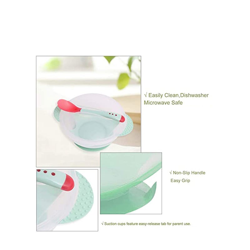 SOLARAE 2 Baby Bowls with High Suction Base, Great for Feeding Kids, Toddlers Fridge, Microwave & Dishwasher Compatible - Image 3