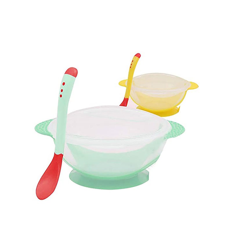 SOLARAE 2 Baby Bowls with High Suction Base, Great for Feeding Kids, Toddlers Fridge, Microwave & Dishwasher Compatible - Image 1