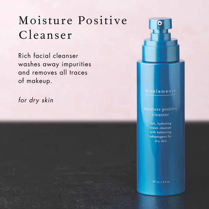 Bioelements Moisture Positive Cleanser - 6 fl oz - Rich Facial Cleanser for Dry Skin - Vegan, Gluten Free - Never Tested on Animals - Image 3