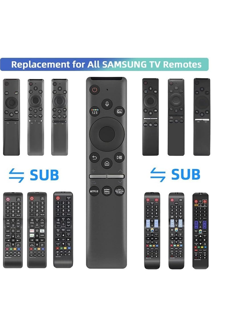 ELTRAZONE Universal Voice Remote Control for Samsung TV Remote All Samsung LED QLED UHD SUHD HDR LCD HDTV 4K 3D Curved Smart TVs, with Shortcut Buttons for Netflix, Prime Video, Samsung Plus - Image 3