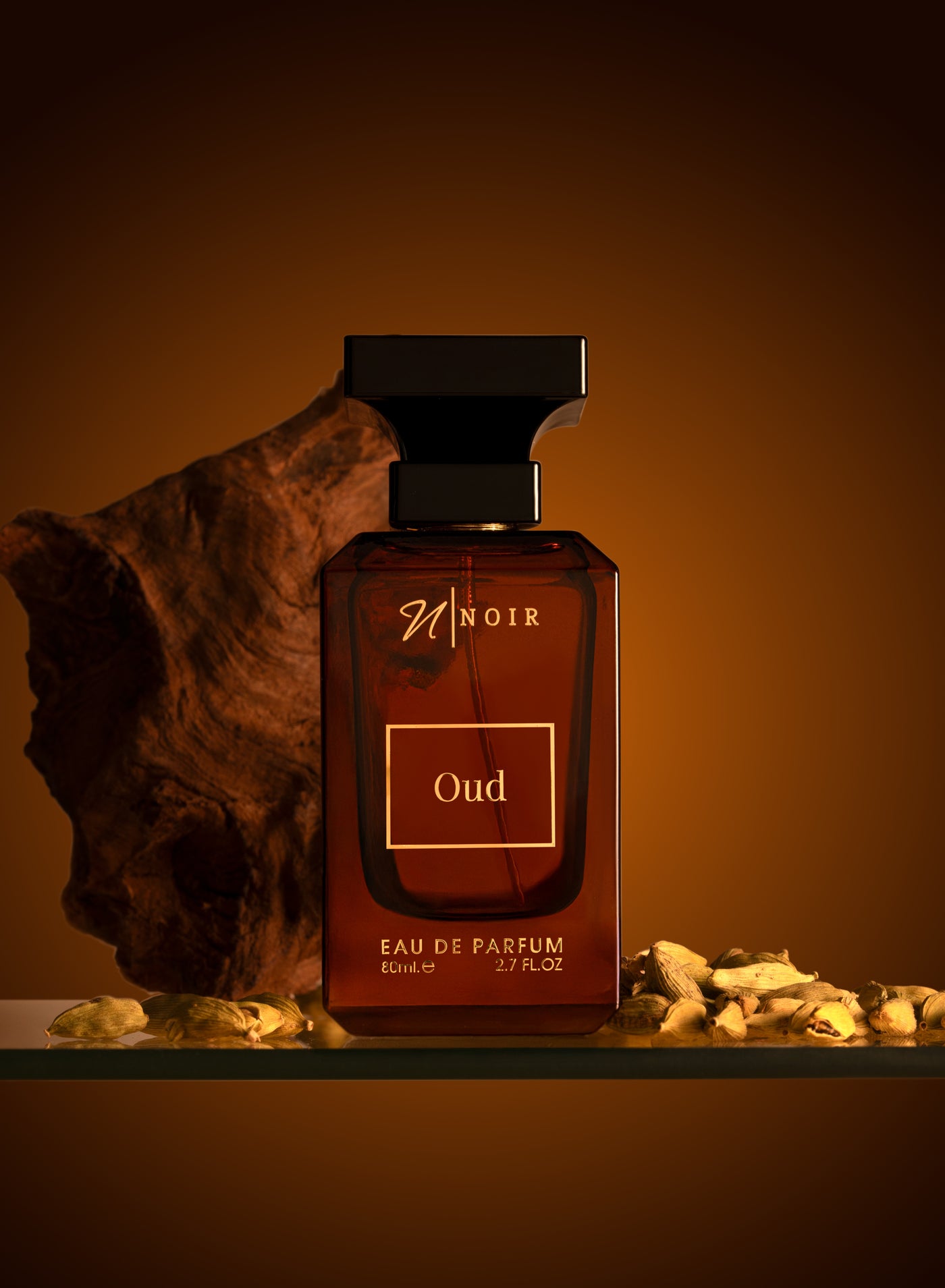 noir Oud EDP Perfume for Men, Deep Oud & Amber Blend with Spices and Rose, Long Lasting Men's Perfume 80ml 80ml image 4
