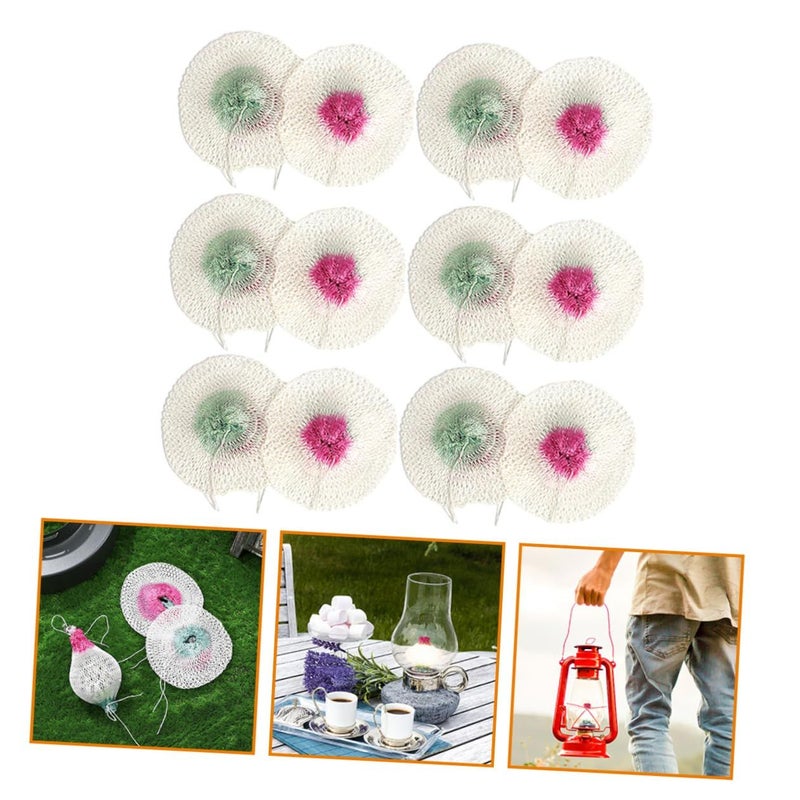 12 Pcs Kerosene Lamp Mantles Fireproof Gas Lantern Mantles For Camping Outdoor Activities Picnics Lightweight High Temperature Resistant Standard Size - Image 4