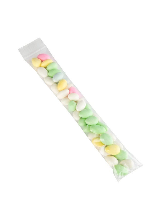 Restaurantware Bag Tek 12 x 2 Inch Resealable Zip Bags, 100 High Clarity Zip Bags - For Snacks, Nuts, Seeds, Candy, Treats & More, Clear Plastic Zipper Storage Bags - Image 2