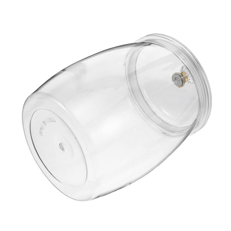and Cookie Jar with Lid Apothecary Jars 2.3L Airtight Clear Storage Canister Buffet Container for Snacks - Image 1
