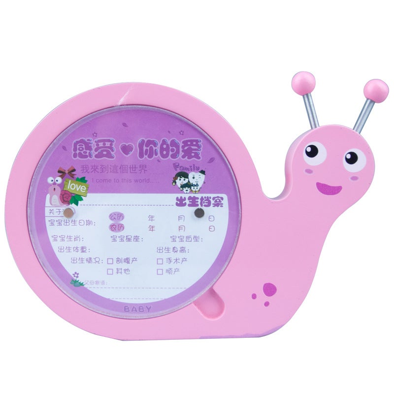 Tooth House Snail Teeth Box Baby Girl Souvenir Fairy Bottle Teeth Collection Wooden Children Fairy Teeth Box - Image 4
