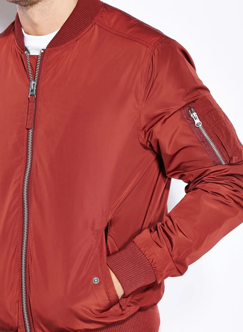 TOPMAN Rust Bomber Jacket
