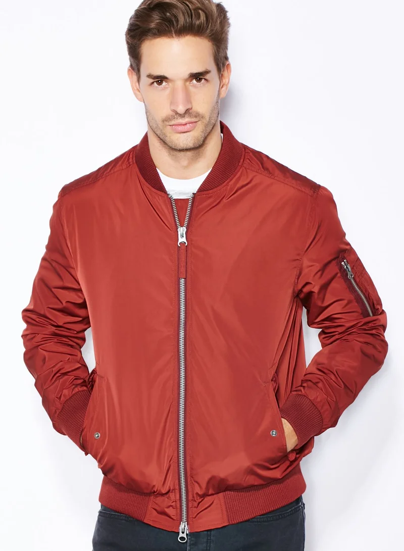 TOPMAN Rust Bomber Jacket
