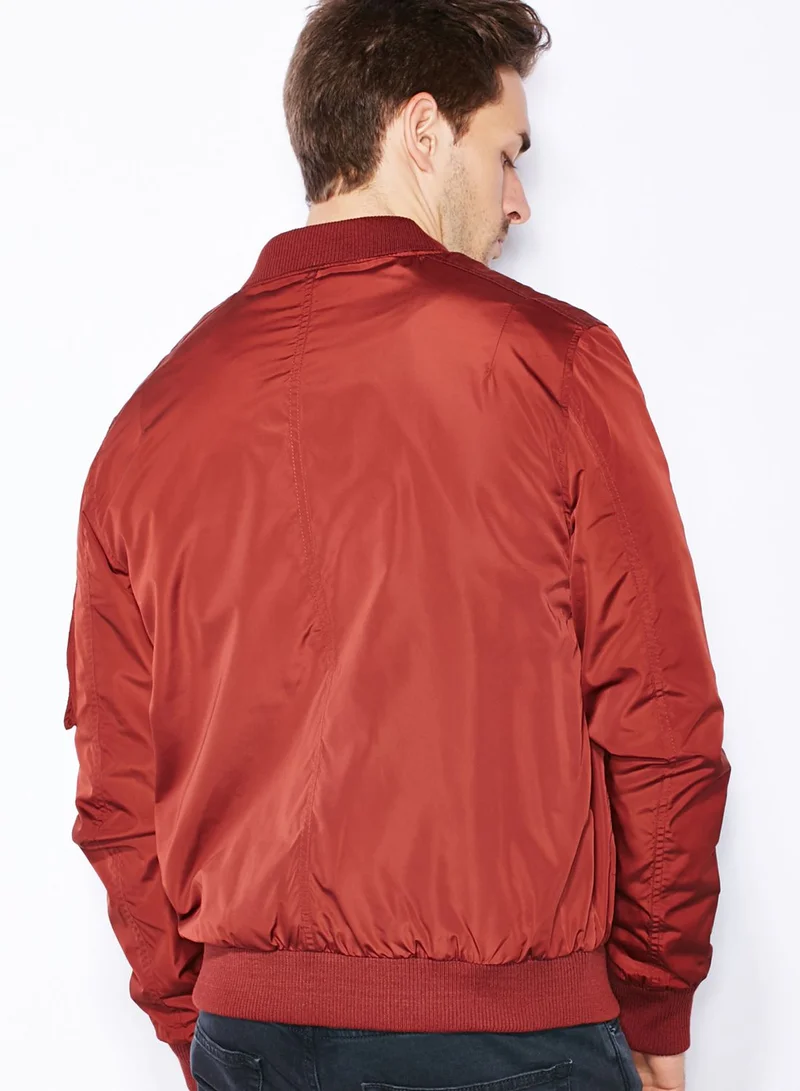 TOPMAN Rust Bomber Jacket