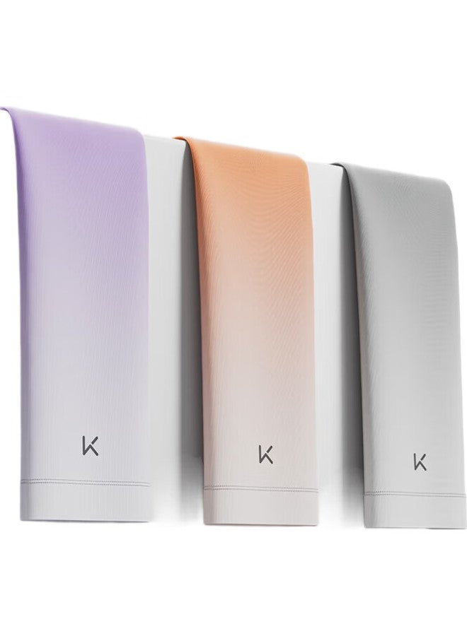 Keep Sun Protection Ice Sleeves, Cycling Arm Guards, Ice Silk Arm Sleeves, Summer Arm Covers, Driving Fishing Ice Cool Sleeves, Single Wrist Style, Gradient Purple - Image 3