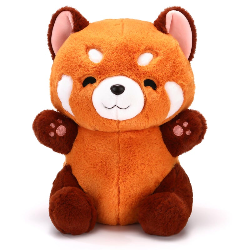 Riuhot Red Panda Stuffed Animal Cute Red Panda Plush Toy Panda Plushie Christmas Birthday Valentines Day Gift for Girlfriend Kids Birthday 137 Stuffed - Image 2