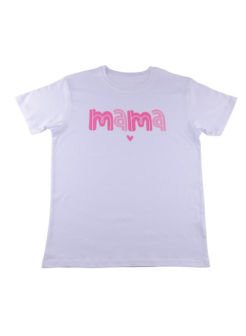 تيشيرت ماما-اطفالي مطبوع