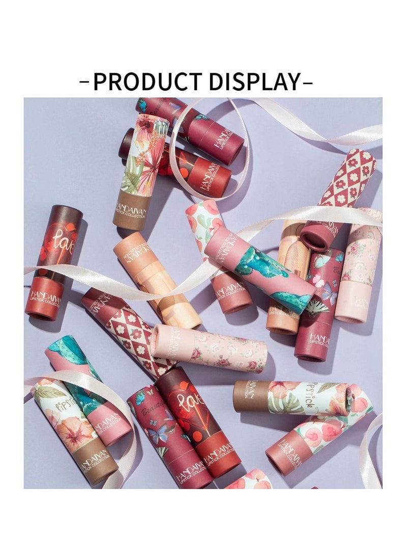 Handaiyan Lipstick For Women Matte Lipsticks Long Lasting Moisturizing Long Wear Waterproof 24 Velvet Act Natural Lip Stain Makeup Tint Nude Superstay Original Highly Pigmented Nourishing Non-Drying - Image 3