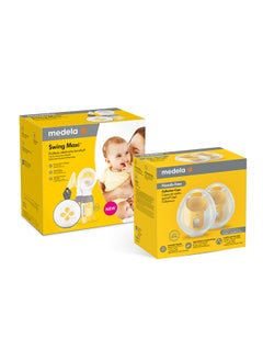 Medela Combo New Swing Maxi Double Electric Breast Pump + Hands-free Breast Milk Collection Cups  - Image 3