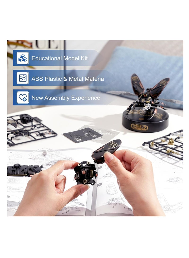 Robotime ROKR Storm Beetle Model MI03 3D Puzzle for Adults and Teens, Assembly Brain Teaser 3D Puzzle DIY Build Model Crafts Kits, Unique Gifts and Home Decor - Image 3