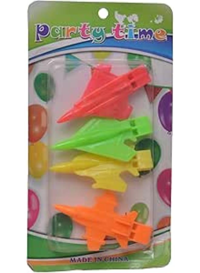 Planes Design Decoration For Kids Party Set Of 4 Pieces  Multi Color - Image 3