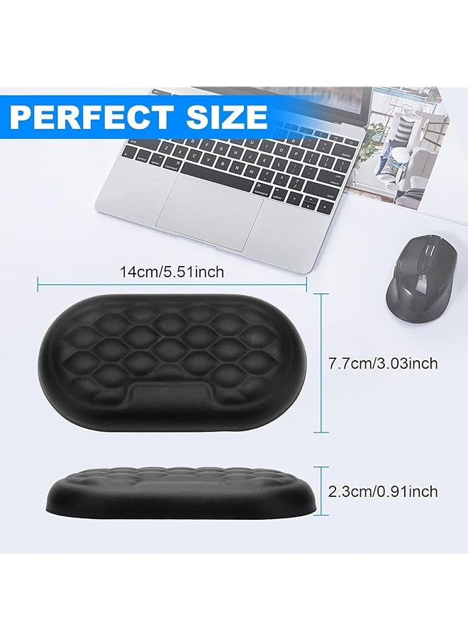 X spring - Wrist Rest Pad 2 Pcs Elbow Rest Pads For Desk Wrist And Elbow Rest Pad For Desk With Memory Foam And Non Slip Base Computer Armrest Arm Wrist Rest Support Mouse Pad For Desk - Image 1
