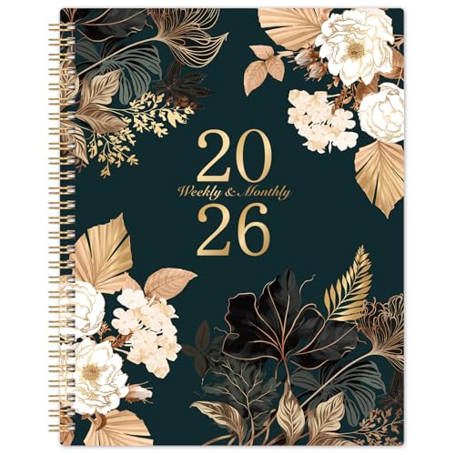 Vindora 2025-2026 Teacher Planner - 9'' x 11'', Teacher Planner 2025-2026 Academic Year, JULY 2025 - JUNE 2026, Weekly & Monthly Lesson Plan Book with Quotes, Twin-Wire Binding, Monthly Tabs, Back Pockets - Image 1
