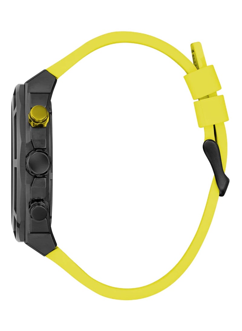 GUESS Men’s Black Multi-Function Silicone Band Watch GW0713G2 - 47mm - Image 3