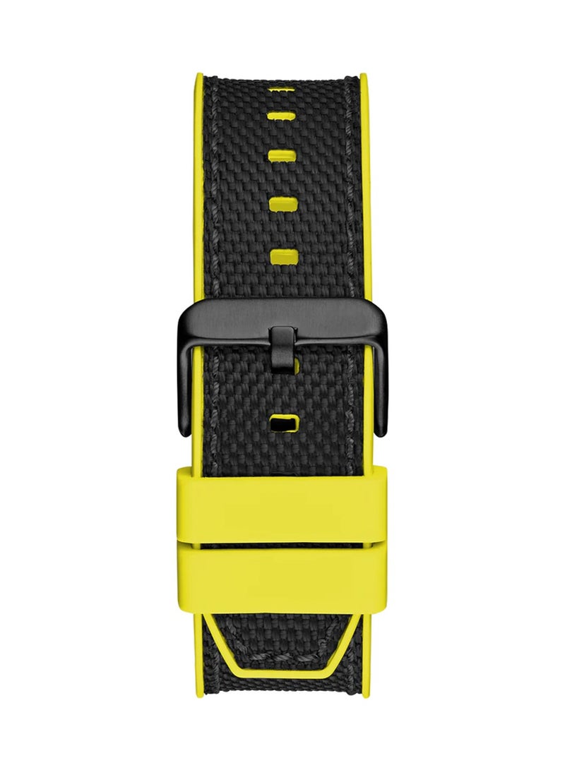 GUESS Men’s Black Multi-Function Silicone Band Watch GW0713G2 - 47mm - Image 4