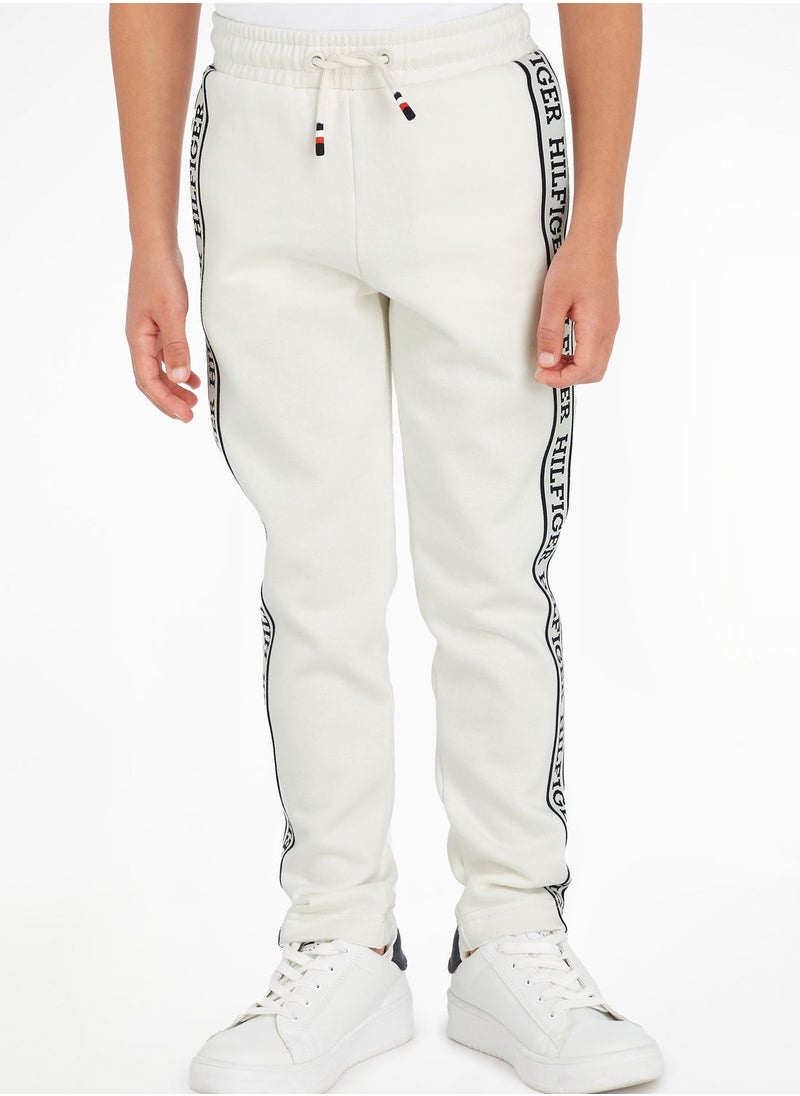 TOMMY HILFIGER - Kids Side Logo Sweatpants - Image 1