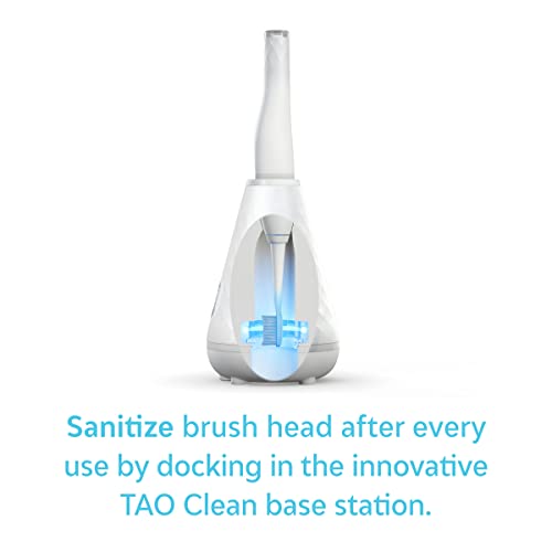 TAO Clean Sonic Electric Toothbrush Replacement Heads (3-Pack) – Replacement Heads for the TAO Clean Electric Toothbrush and Docking Station, White - Image 5