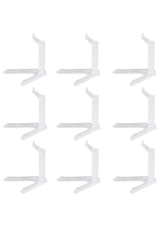 Generic - Q Version Of The Animation Hand Stand BB Model Display Stand Base SD 1/144 Gundam Toy Hand Around-Color:Transparent Black SD Bracket - Image 1