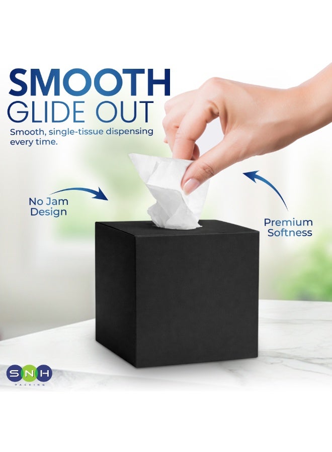 SNH Packing Cubic Box Facial Tissue Pack of 12, 2 Ply x 100 Tissues Each Cube Box - Image 5