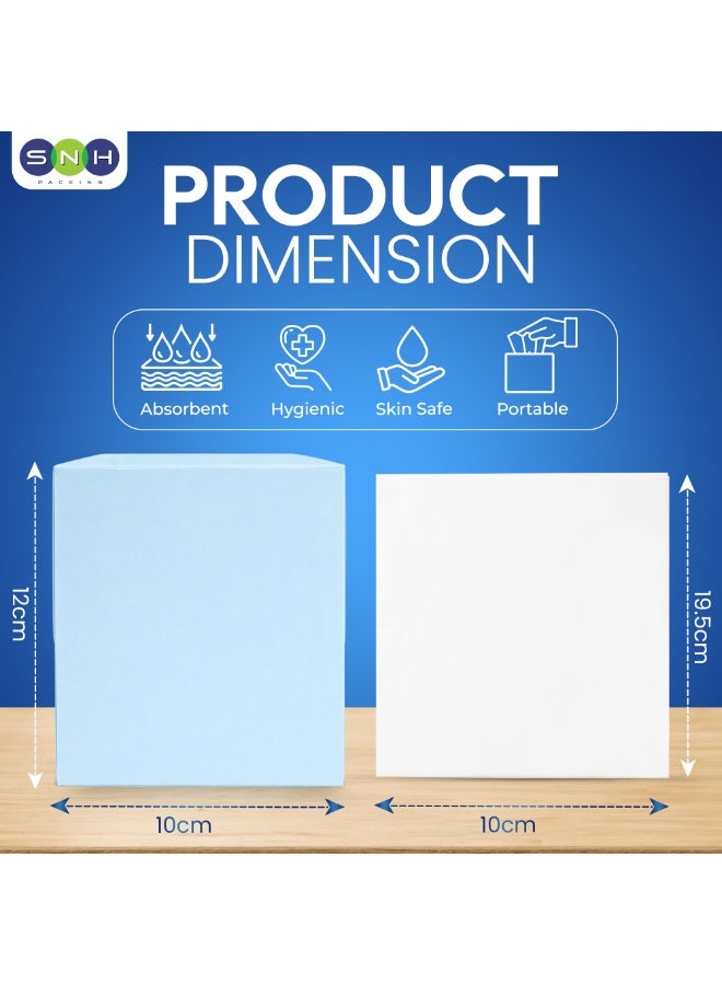 SNH Packing Cubic Box Facial Tissue Pack of 12, 2 Ply x 100 Tissues Each Cube Box - Image 2