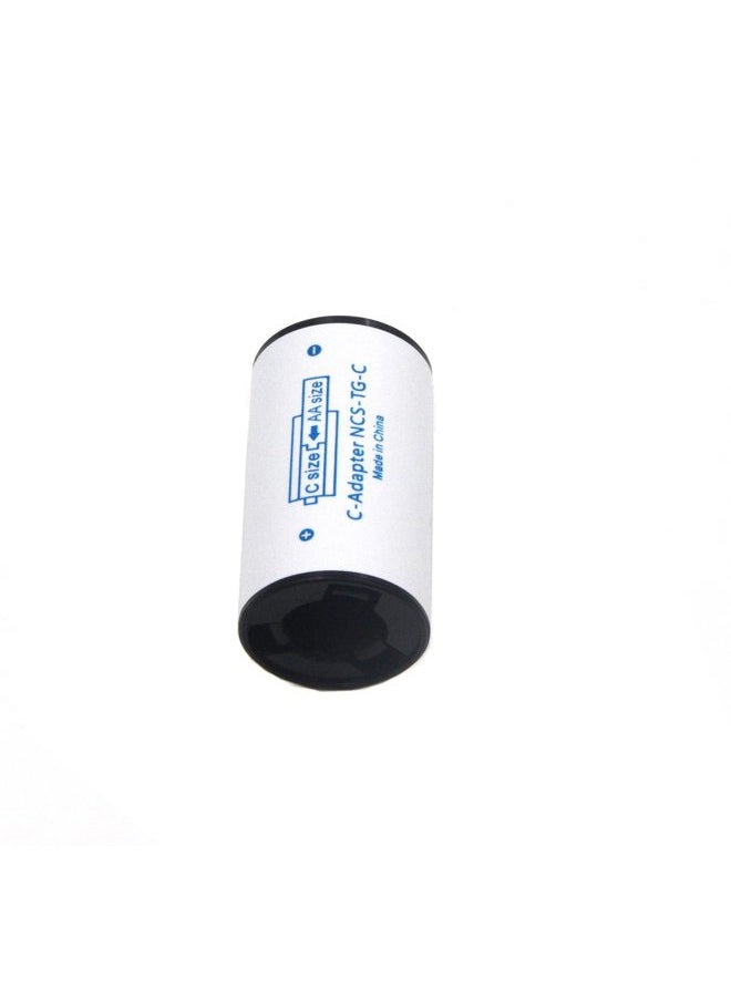 Lampvpath LAMPVPATH (Pack of 6) C Battery Adapter, AA to C Battery Adapter Converter Spacer, C Size Battery Adapter  - Image 4