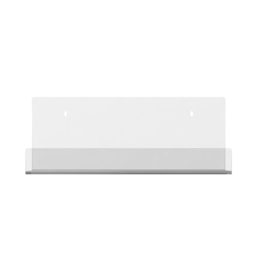 Cq acrylic 4 Pcak Clear Acrylic Shelves for Bedroom,Room,15 Inch Bathroom Wall Shelf & Organizer,Invisible Floating Shelves & Wall Storage for Collectibles Perfume Shelf,Record,Funko Pop,Lego Display,Bookshelf - Image 4